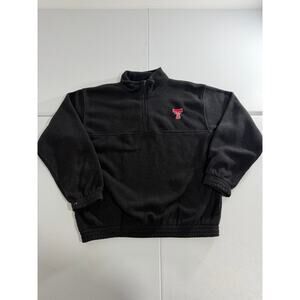 Vintage Texas Tech Black Quarter Zip Sweater Size Large